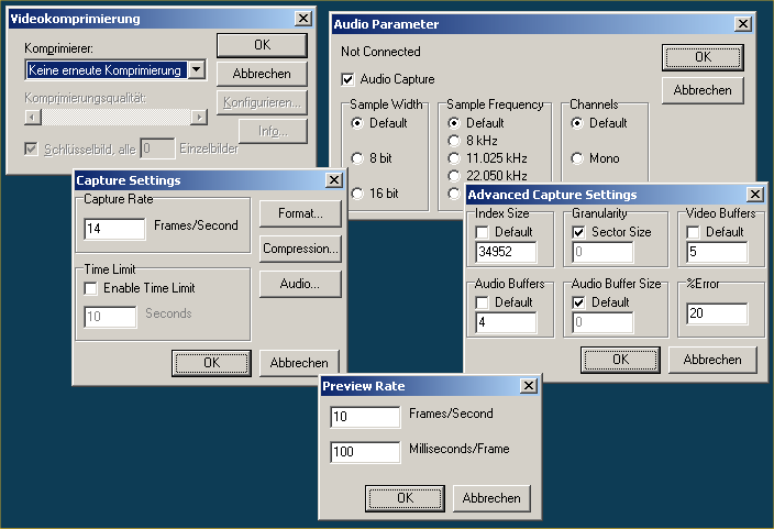 built-in and driver dialogs